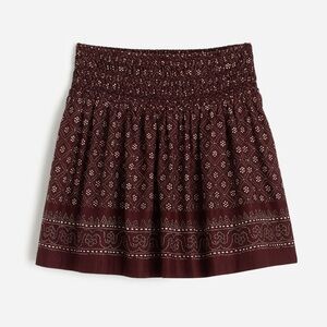 Effortless Boho: Madewell Elsa Ruffle Cotton Mini Skirt